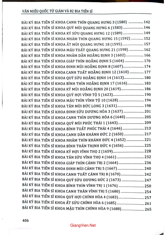 Trang 2 - Ảnh minh họa nội dung sách Văn miếu Quốc tử giám và 82 bia tiến sĩ