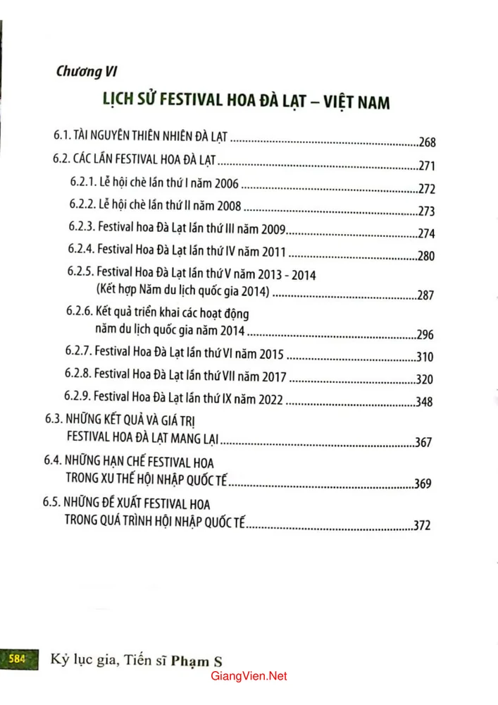 Trang 7 - Ảnh minh họa nội dung sách Đà Lạt Festival hoa Đà Lạt tầm cỡ quốc gia và đẳng cấp quốc tế