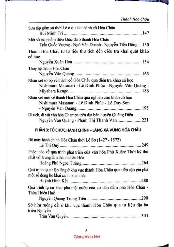 Trang 2 - Ảnh minh họa nội dung sách Thành Hóa Châu lịch sử và văn hóa