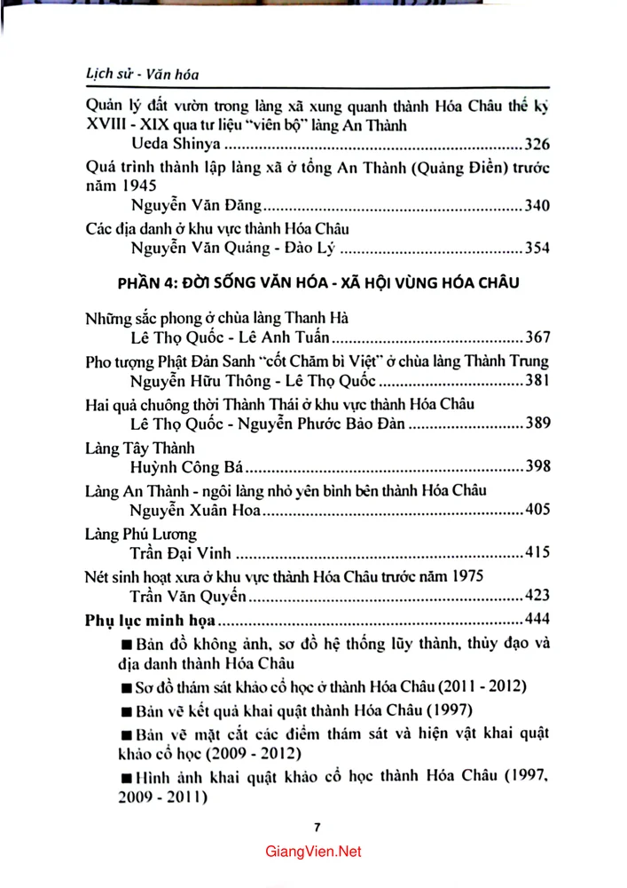 Trang 3 - Ảnh minh họa nội dung sách Thành Hóa Châu lịch sử và văn hóa