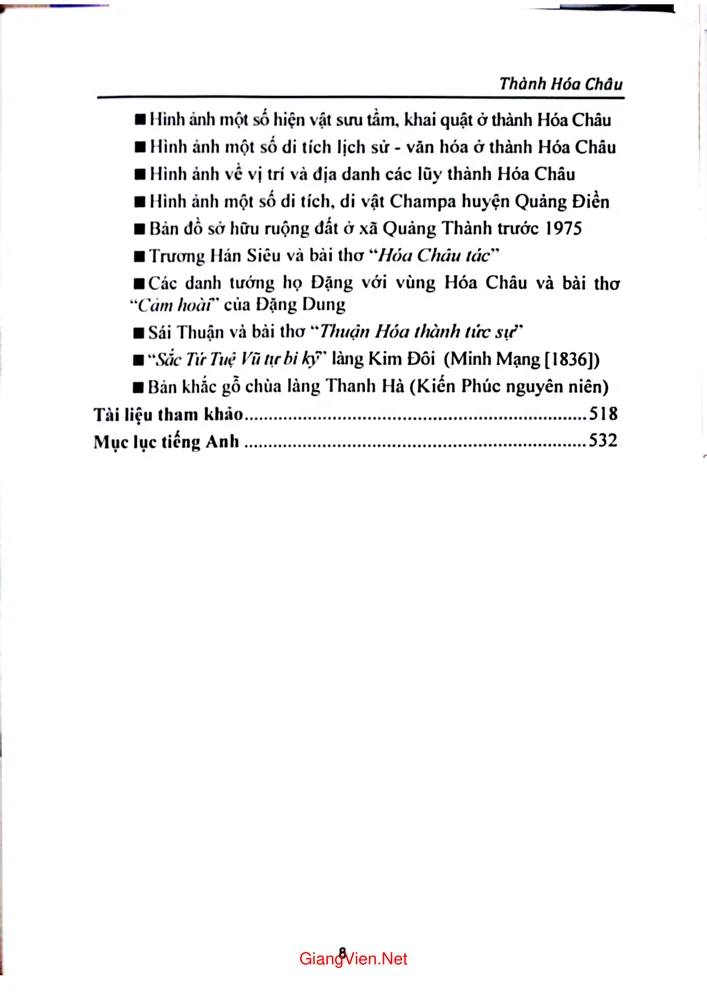 Trang 4 - Ảnh minh họa nội dung sách Thành Hóa Châu lịch sử và văn hóa