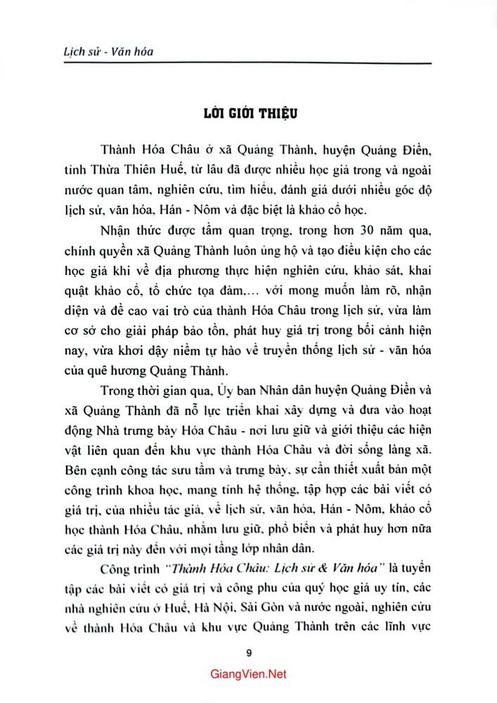 Trang 5 - Ảnh minh họa nội dung sách Thành Hóa Châu lịch sử và văn hóa