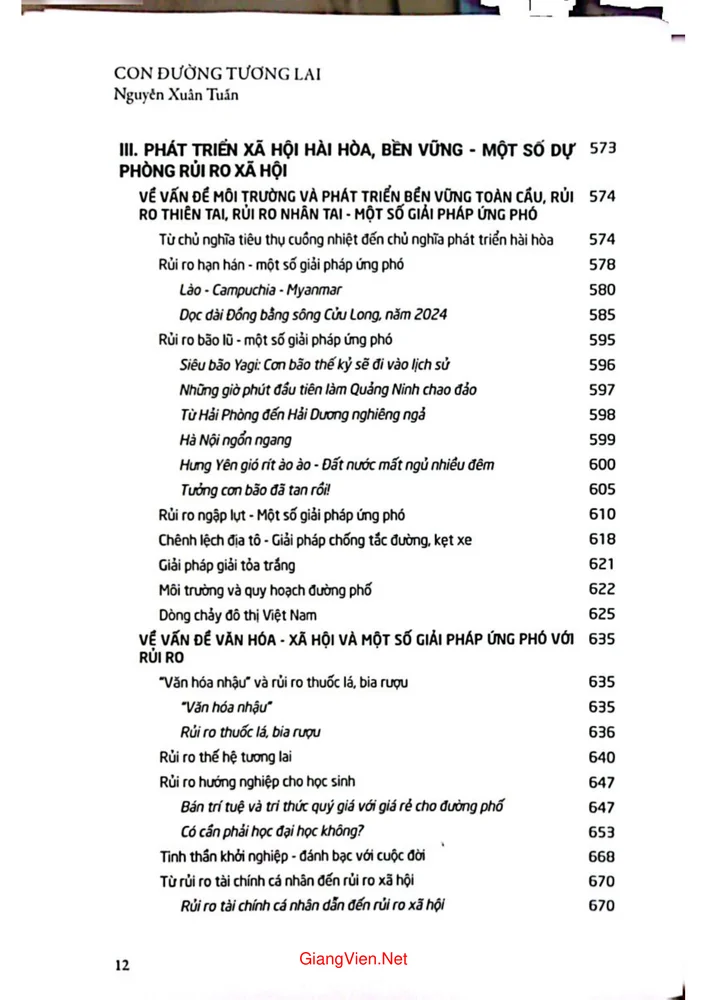 Trang 8 - Ảnh minh họa nội dung sách Con đường tương lai