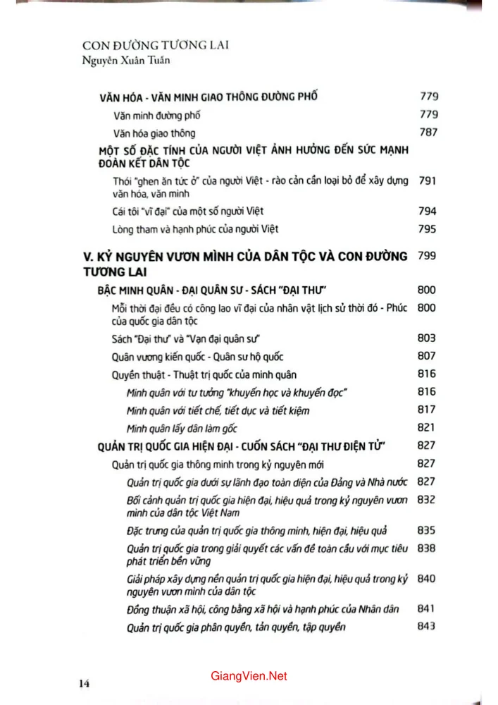 Trang 10 - Ảnh minh họa nội dung sách Con đường tương lai