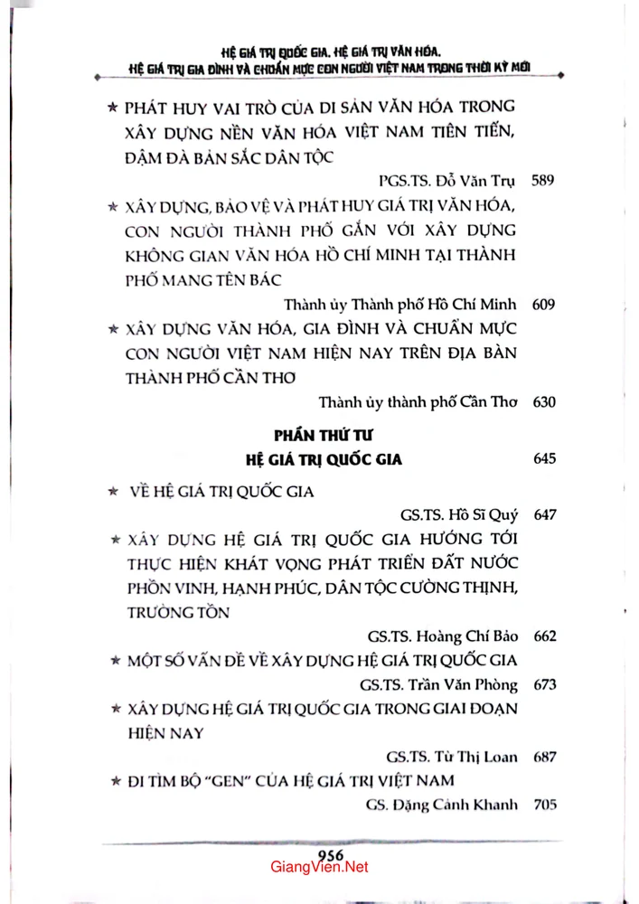 Trang 5 - Ảnh minh họa nội dung sách Hệ giá trị Quốc gia, hệ giá trị văn hóa, hệ giá trị gia đình và chuẩn mực vin người Việt Nam trong thời kỳ mới