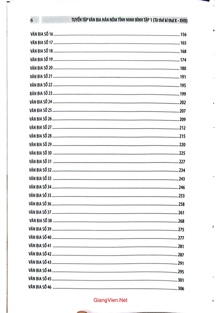 Trang 2 - Ảnh minh họa nội dung sách Tuyển tập văn bia hán nôm tỉnh Ninh Bình, tập 1, từ thế kỷ X đến XVII