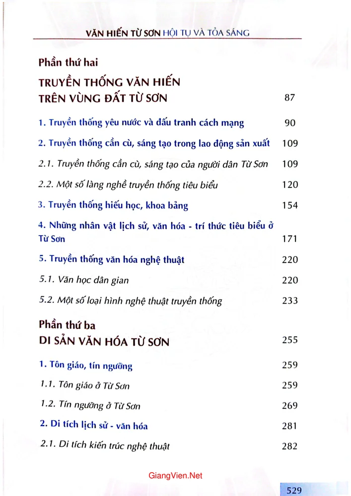 Trang 4 - Ảnh minh họa nội dung sách Văn hiến Từ Sơn hội tụ và tỏa sáng