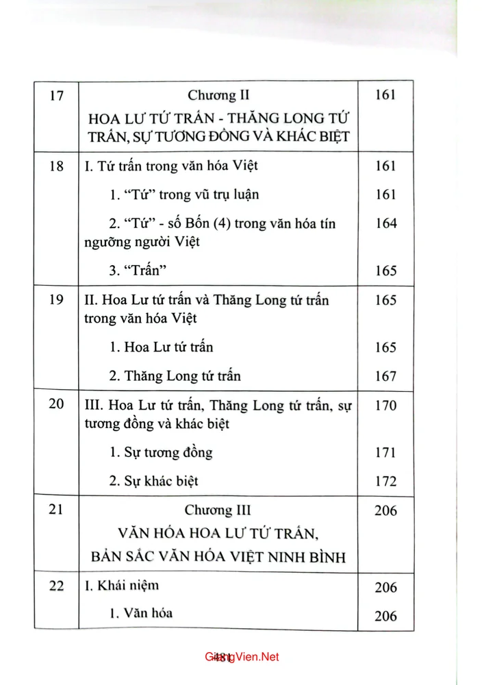 Trang 4 - Ảnh minh họa nội dung sách Văn hóa Hoa Lư tứ trấn