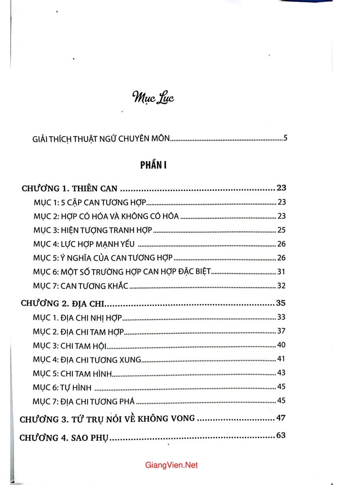 Trang 1 - Ảnh minh họa nội dung sách Tứ trụ luận giải tân biên