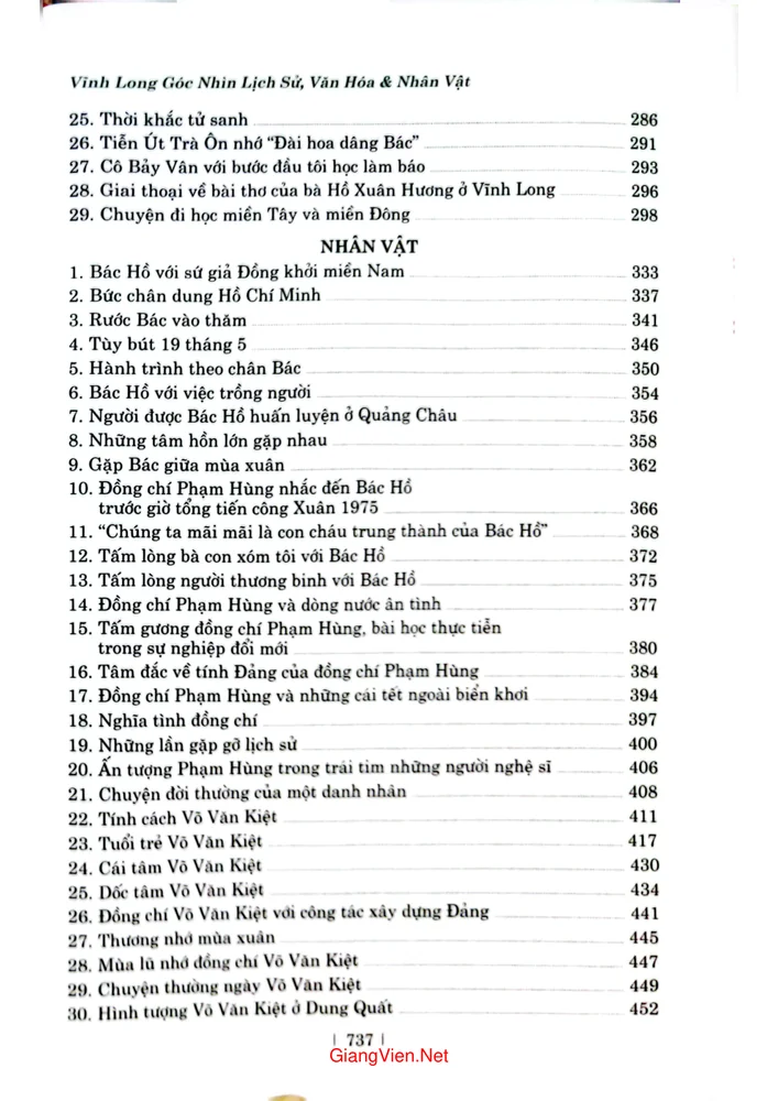 Trang 3 - Ảnh minh họa nội dung sách Vĩnh Long góc nhìn lịch sử, văn hóa và nhân vật