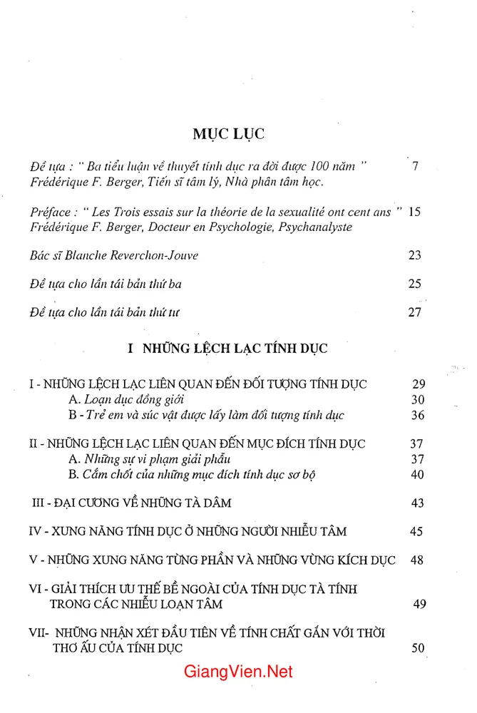 Trang 1 - Ảnh minh họa nội dung sách Sigmund Freud - Ba tiểu luận về thuyết tính dục