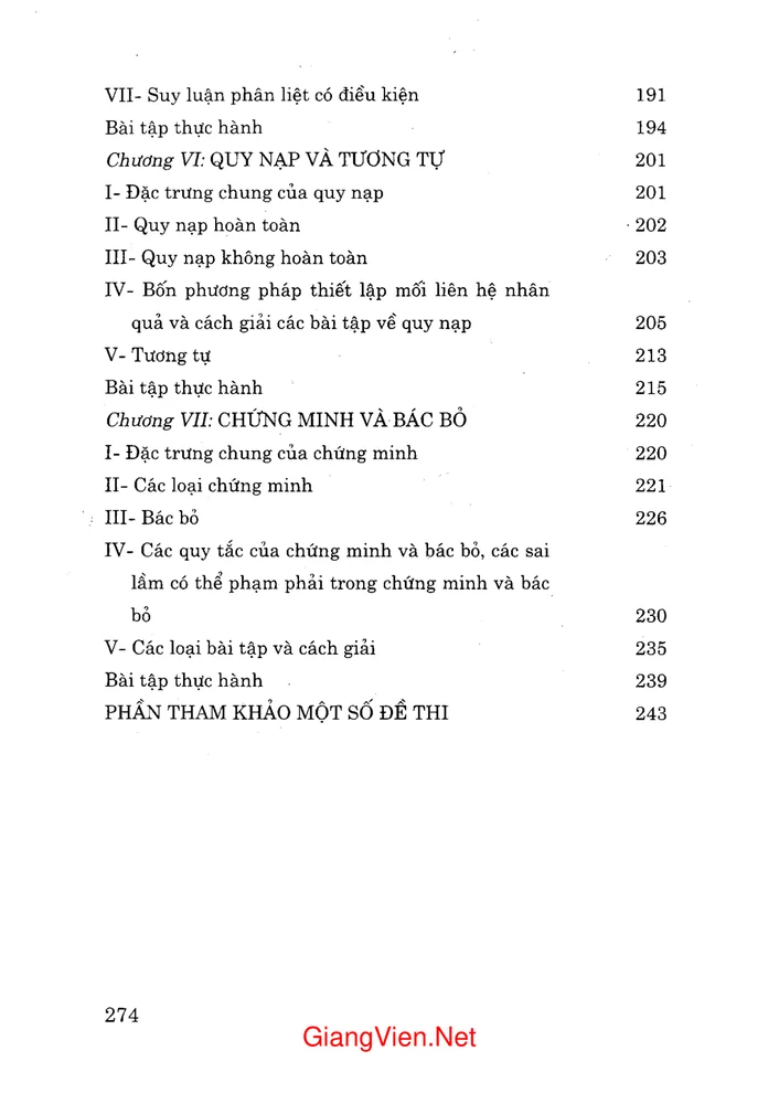 Trang 3 - Ảnh minh họa nội dung sách Hướng dẫn giải bài tập Lôgic hình thức