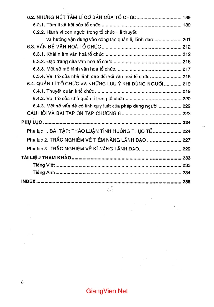 Trang 4 - Ảnh minh họa nội dung sách Giáo trình tâm lý học quản lý (tác giả Đỗ Văn Đoạt)