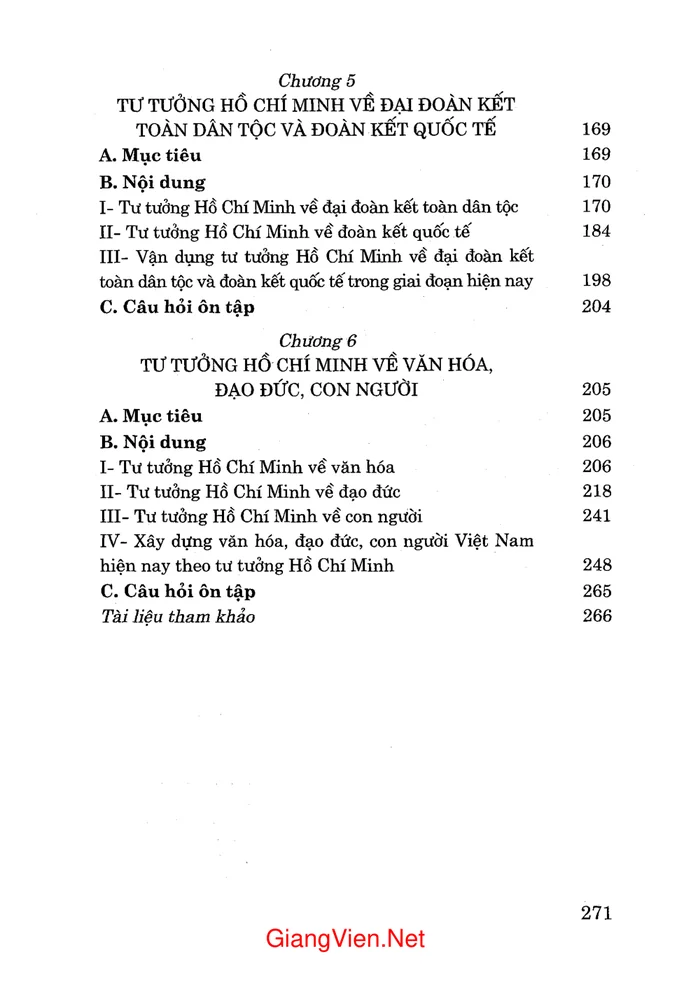 Trang 3 - Ảnh minh họa nội dung sách Giáo trình Tư tưởng Hồ Chí Minh - không chuyên