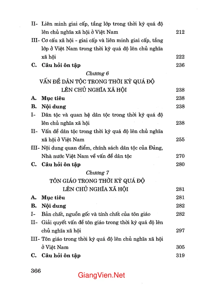 Trang 3 - Ảnh minh họa nội dung sách Giáo trình Chủ nghĩa xã hội khoa học - chuyên