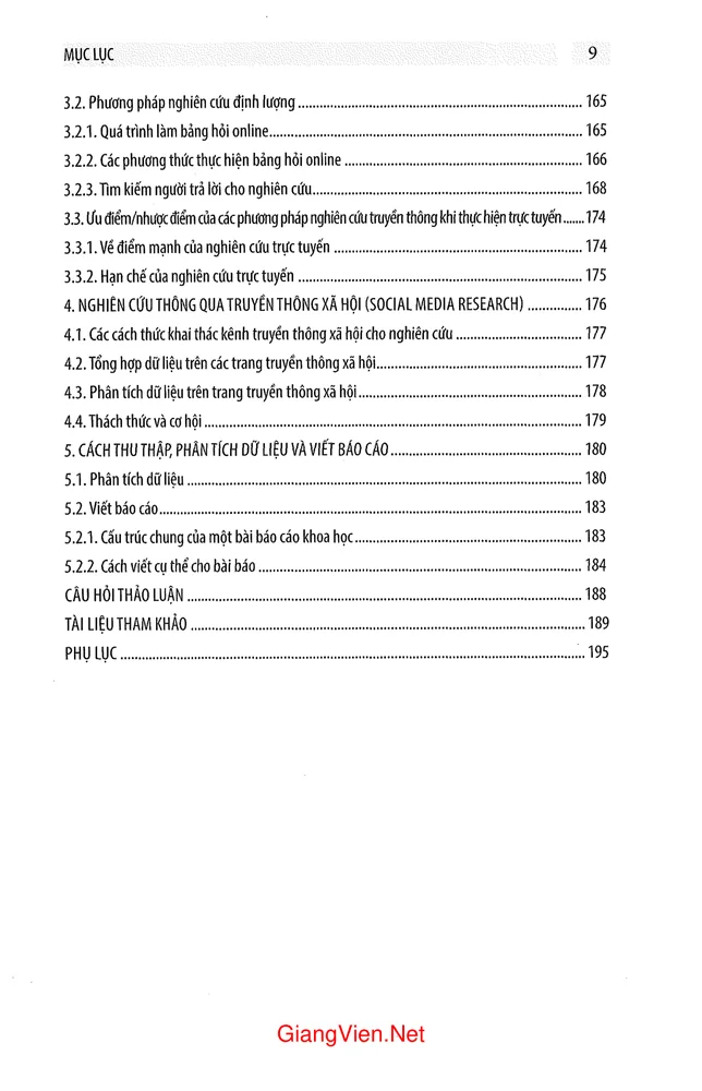 Trang 5 - Ảnh minh họa nội dung sách Giáo trình phương pháp nghiên cứu truyền thông
