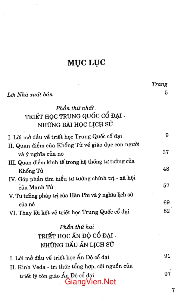 Trang 1 - Ảnh minh họa nội dung sách Triết lý phương đông - Giá trị và bài học lịch sử