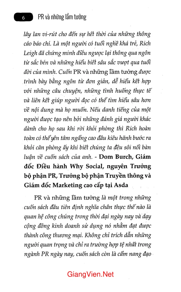 Trang 2 - Ảnh minh họa nội dung sách PR và những lầm tưởng