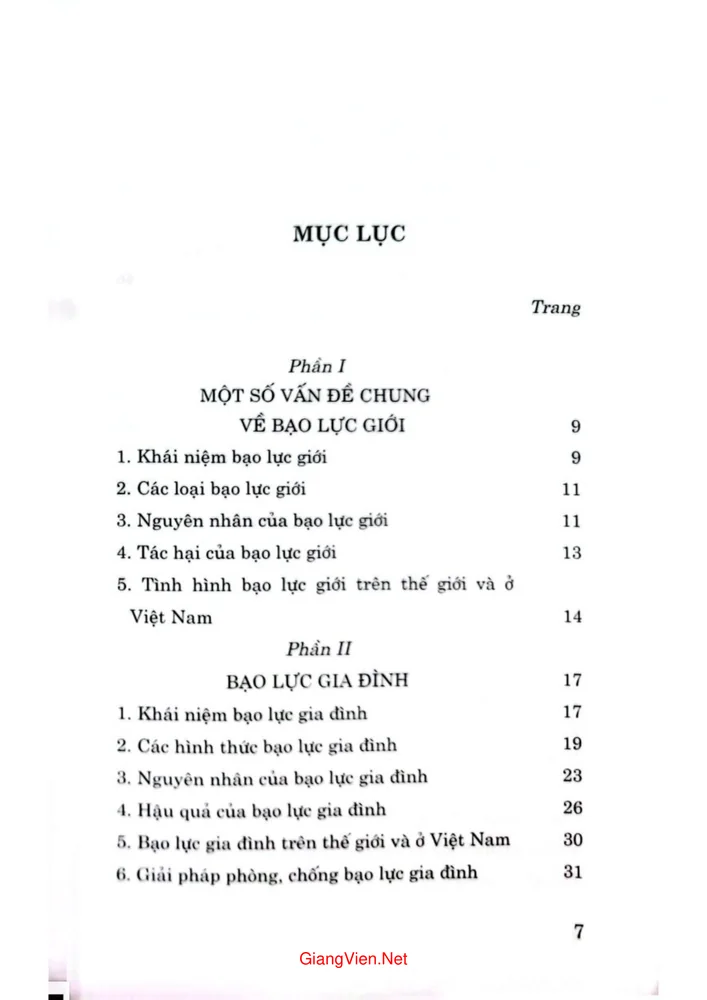 Trang 1 - Ảnh minh họa nội dung sách Bạo lực giới và cách ứng phó