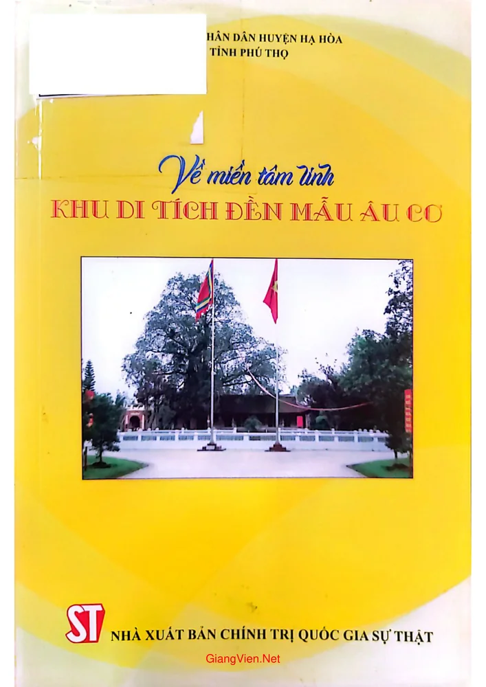 Về miền tâm linh khu di tích Đền mẫu Âu Cơ