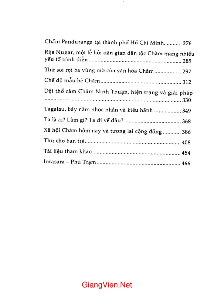 Trang 2 - Ảnh minh họa nội dung sách Văn hóa - xã hội Chăm nghiên cứu và đối thoại (tái bản lần 3 có bổ sung)