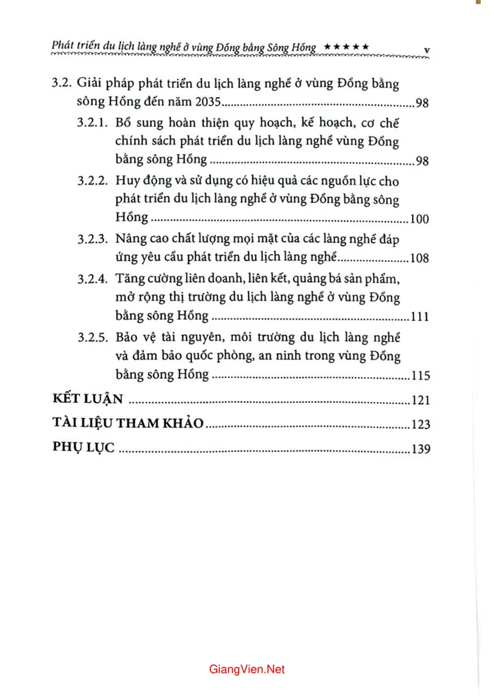 Trang 3 - Ảnh minh họa nội dung sách Phát triển du lịch làng nghề ở vùng Đồng bằng sông Hồng