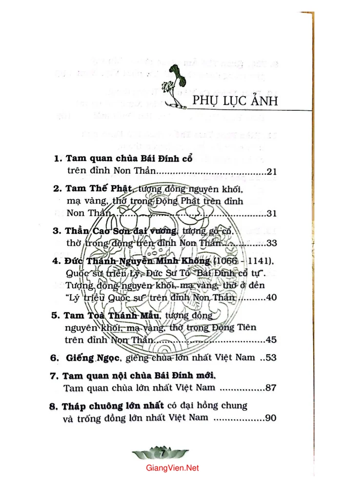 Trang 3 - Ảnh minh họa nội dung sách Bái Đính khu tâm linh Phật - Thần - Tiên đặc sắc và lớn nhất Việt Nam