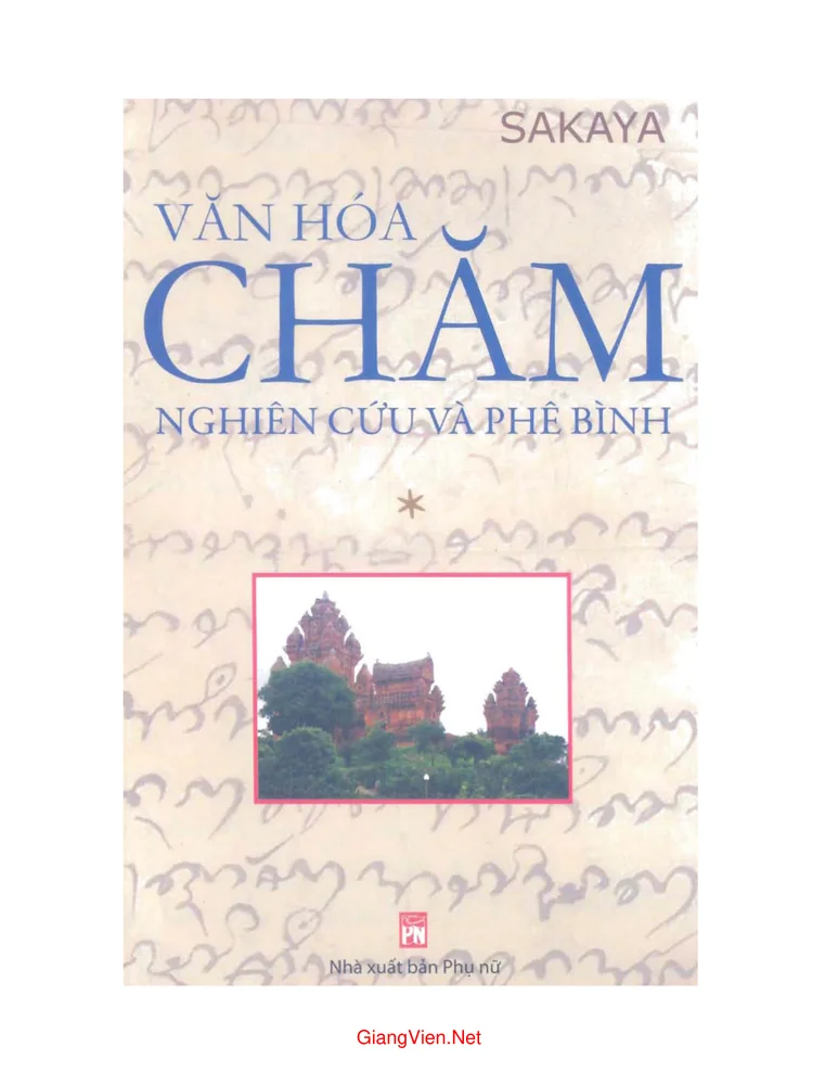 Văn hóa Chăm - nghiên cứu và phê bình
