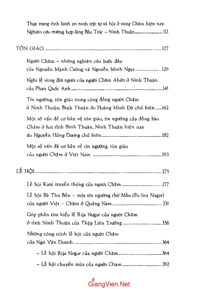 Trang 2 - Ảnh minh họa nội dung sách Văn hóa Chăm - nghiên cứu và phê bình