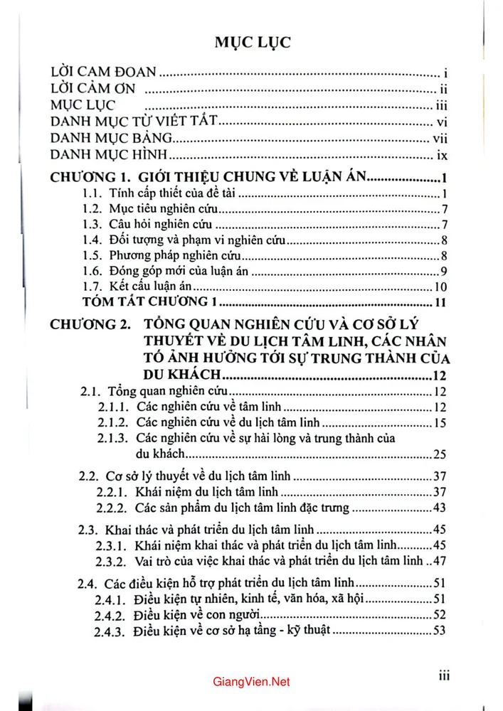 Trang 1 - Ảnh minh họa nội dung sách Các nhân tố ảnh hưởng đến lòng trung thành của du khách tại các điểm du lịch tâm linh ở Việt Nam 
