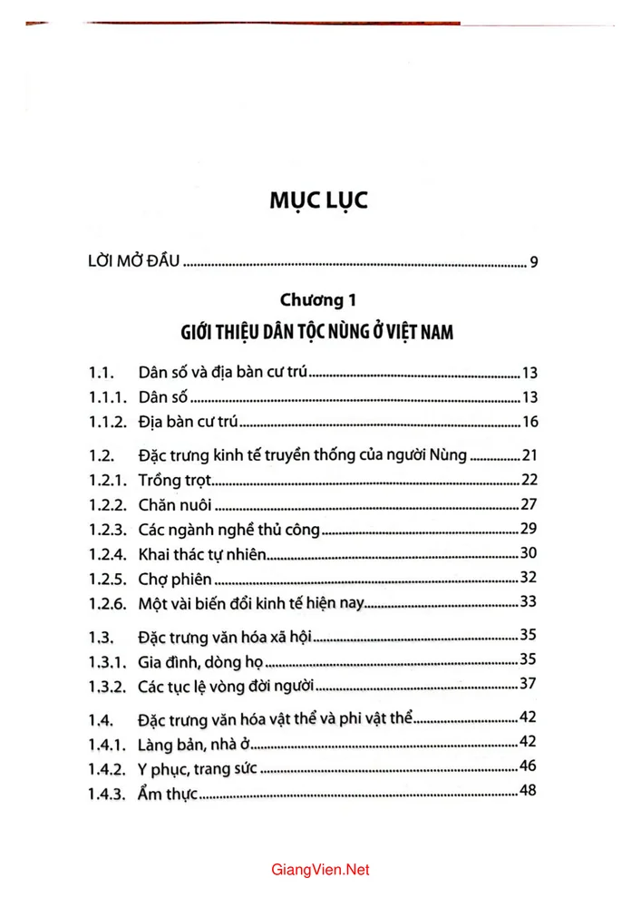 Trang 1 - Ảnh minh họa nội dung sách Tri thức địa phương của dân tộc Nùng trong chăm sóc sức khỏe bà mẹ và trẻ em