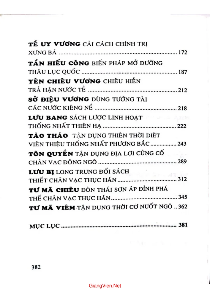 Trang 2 - Ảnh minh họa nội dung sách Sách lược tranh hùng từ nhà Chu đến Ngụy Tấn