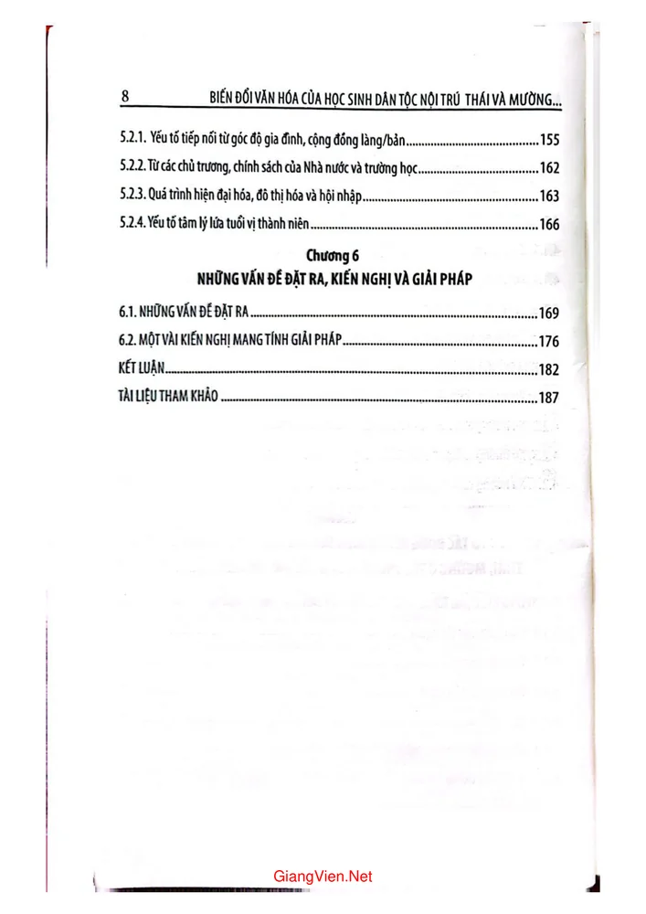 Trang 4 - Ảnh minh họa nội dung sách Biến đổi văn hóa của học sinh dân tộc nội trú Thái và Mường trong quá trình hội nhập và phát triển (Nghiên cứu trên địa bàn tỉnh Thanh Hó
