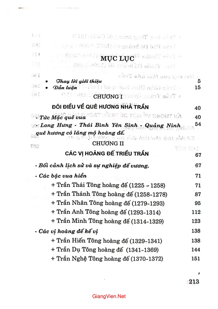 Trang 1 - Ảnh minh họa nội dung sách Hoàng đế triều Trần. Cội nguồn - Ấn tượng dân gian