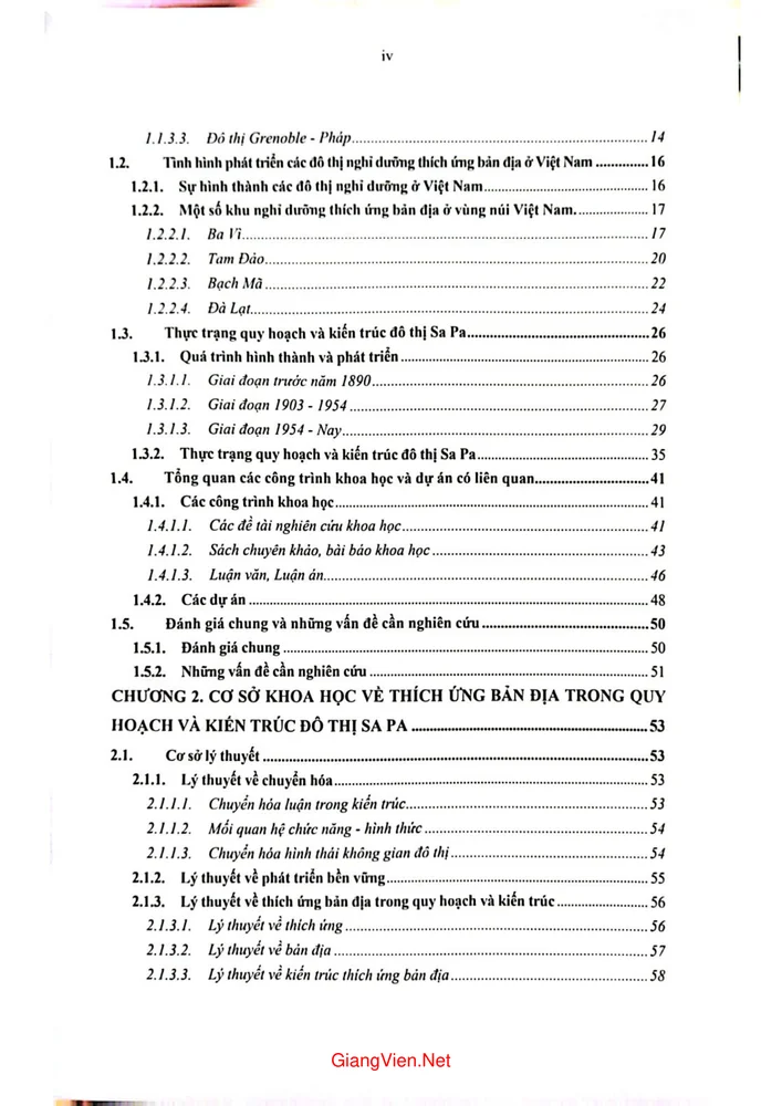 Trang 2 - Ảnh minh họa nội dung sách Thích ứng bản địa trong quy hoạch và kiến trúc đô thị Sa Pa 