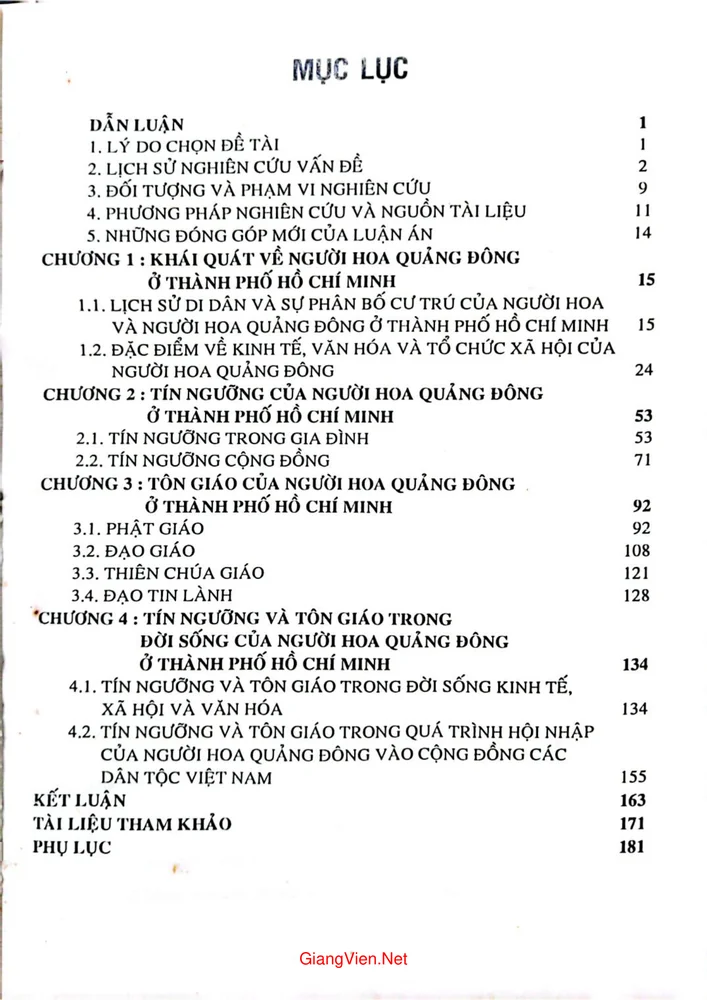 Trang 1 - Ảnh minh họa nội dung sách Tín ngưỡng và tôn giáo của người Hoa Quảng Đông ở thành phố Hồ Chí Minh