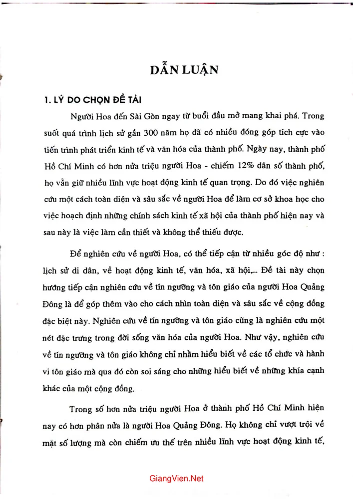 Trang 2 - Ảnh minh họa nội dung sách Tín ngưỡng và tôn giáo của người Hoa Quảng Đông ở thành phố Hồ Chí Minh