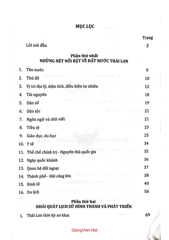 Trang 1 - Ảnh minh họa nội dung sách Tìm hiểu lịch sử, văn hóa Thái Lan