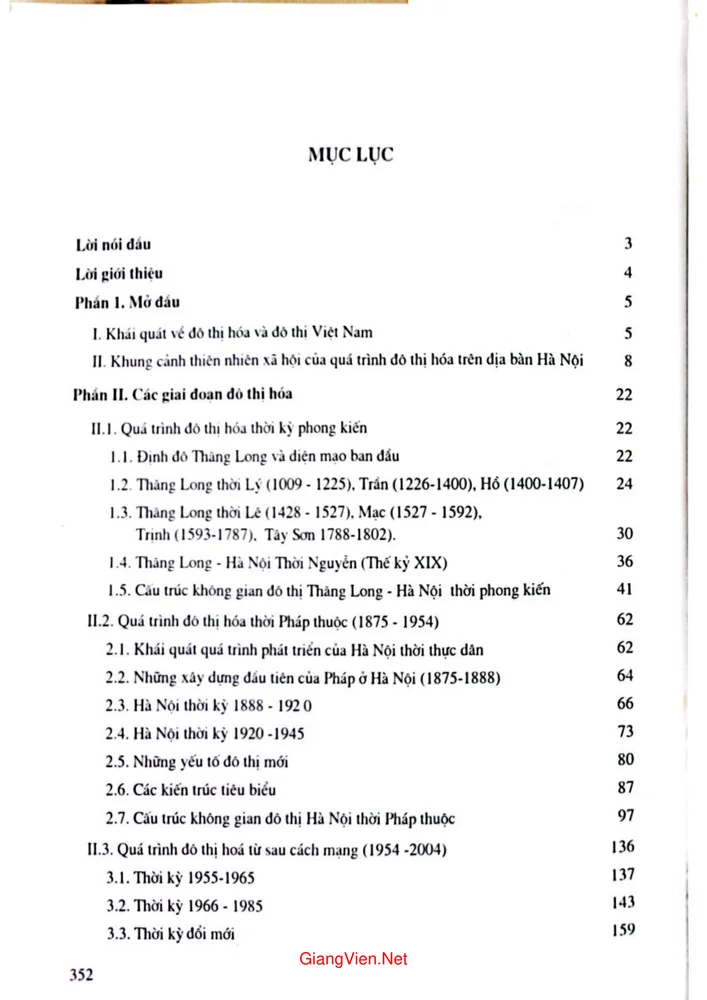 Trang 1 - Ảnh minh họa nội dung sách Thăng Long - Hà Nội mười thế kỷ đô thị hóa