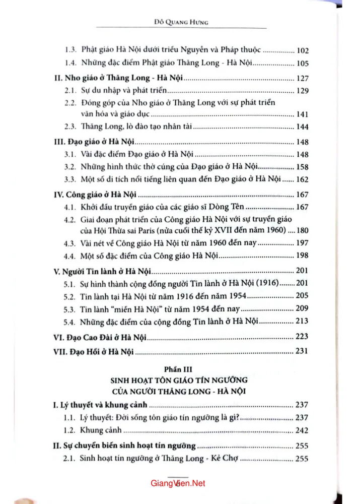 Trang 2 - Ảnh minh họa nội dung sách Không gian tâm linh của người Hà Nội