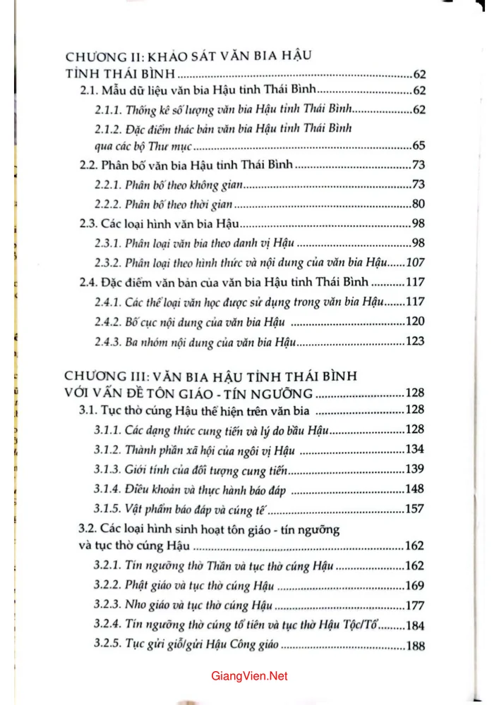 Trang 2 - Ảnh minh họa nội dung sách Hoạt động kinh tế và tâm linh. Khảo cứu từ văn bia hậu tỉnh Thái Bình