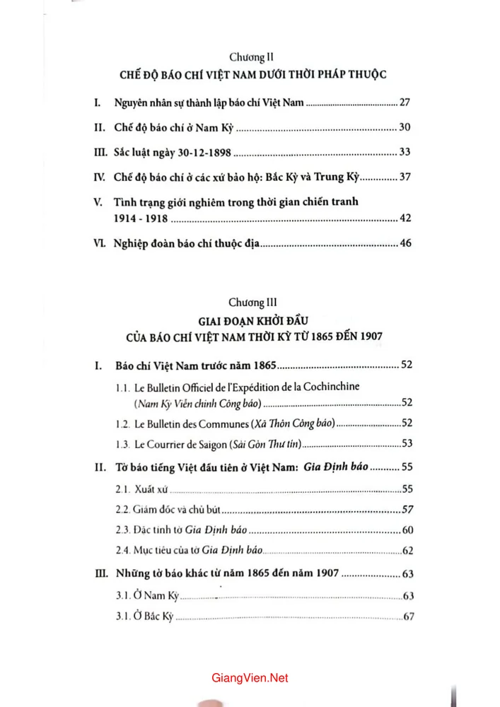 Trang 2 - Ảnh minh họa nội dung sách Báo chí Việt Nam từ khởi thủy đến 1945