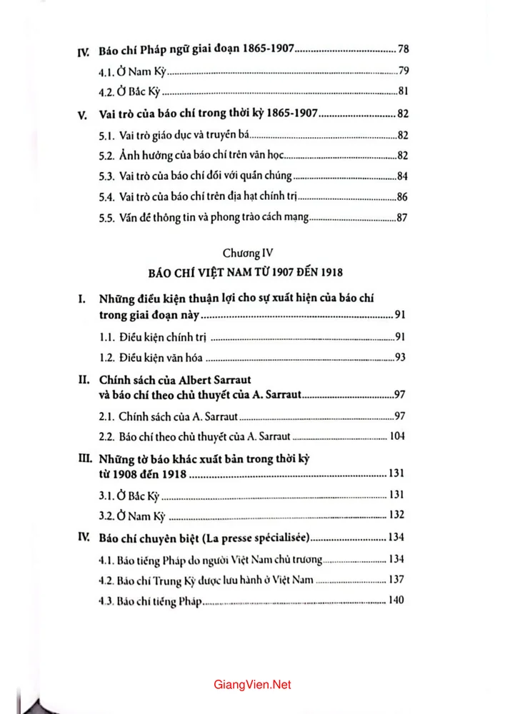 Trang 3 - Ảnh minh họa nội dung sách Báo chí Việt Nam từ khởi thủy đến 1945