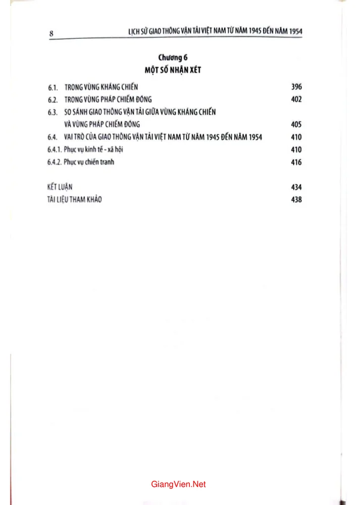 Trang 4 - Ảnh minh họa nội dung sách Lịch sử giao thông vận tải miền nam Việt Nam