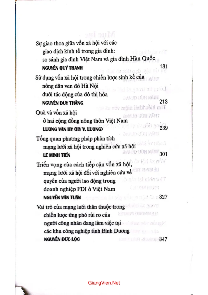 Trang 2 - Ảnh minh họa nội dung sách Lòng tin và vốn xã hội