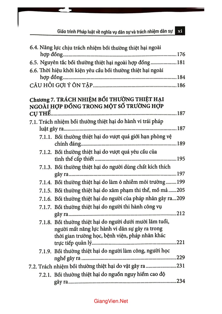 Trang 5 - Ảnh minh họa nội dung sách Giáo trình pháp luật về dân sự và nghĩa vụ dân sự