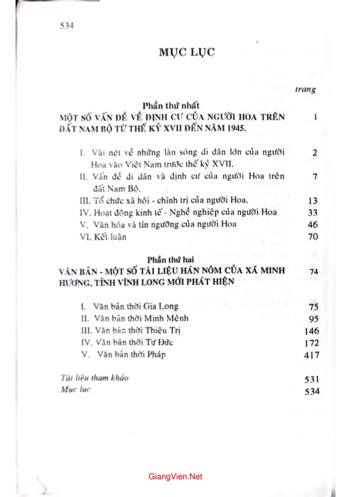 Trang 2 - Ảnh minh họa nội dung sách Định cư của người Hoa trên đất Nam bộ từ thế kỷ XVII đến năm 1945
