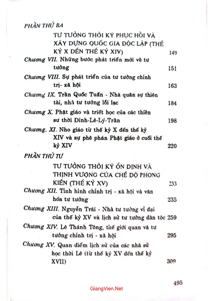 Trang 2 - Ảnh minh họa nội dung sách Lịch sử tư tưởng Việt Nam tác giả Nguyễn Tài Thư, tập 1