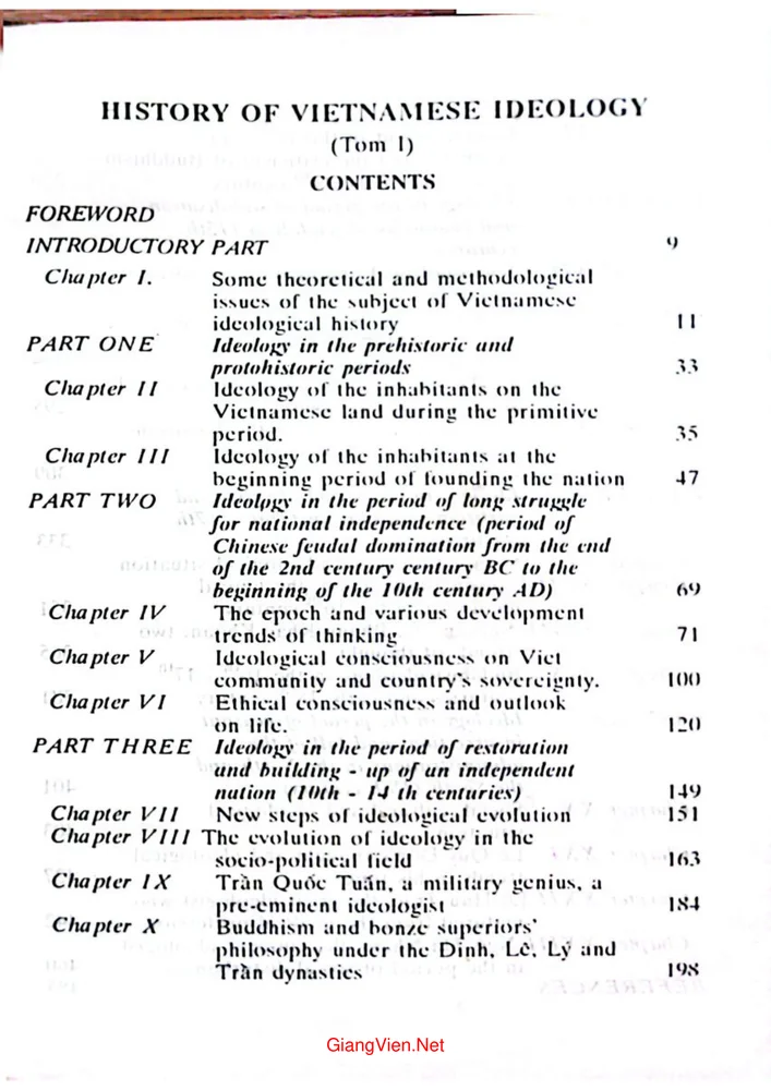 Trang 6 - Ảnh minh họa nội dung sách Lịch sử tư tưởng Việt Nam tác giả Nguyễn Tài Thư, tập 1
