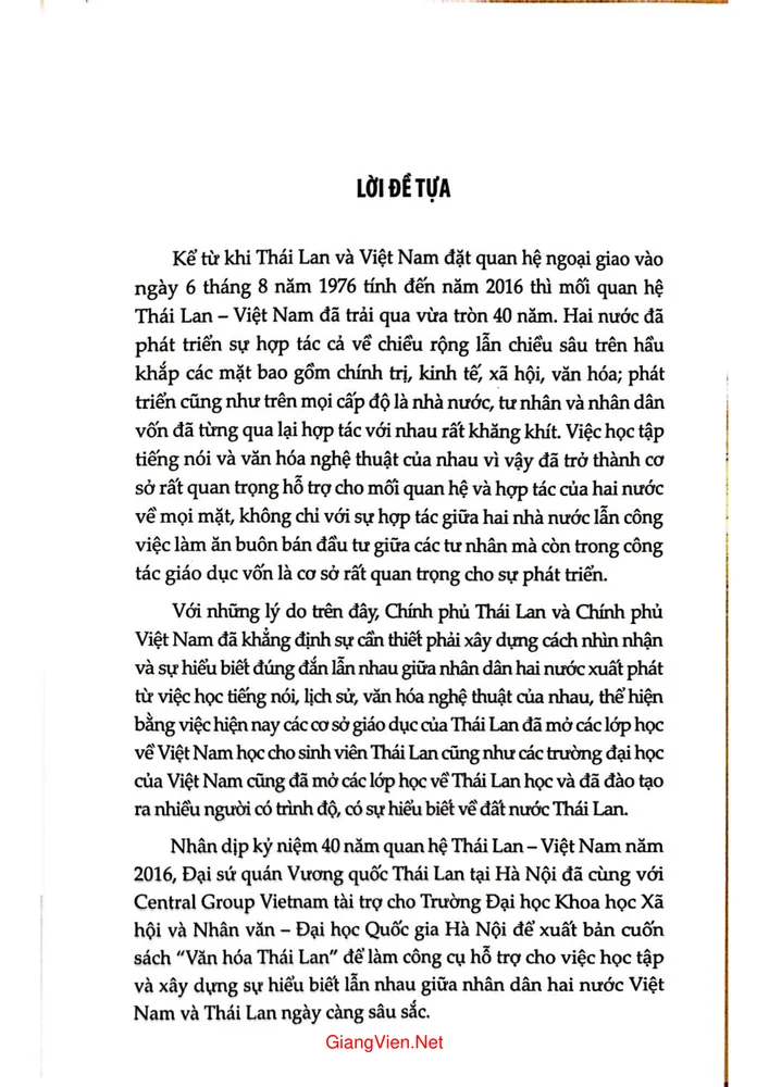 Trang 2 - Ảnh minh họa nội dung sách Văn hóa Thái Lan